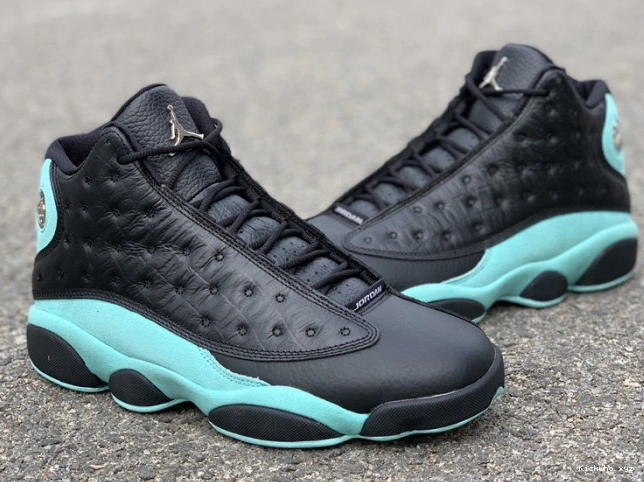 Jordan 13 Retro 414571-030 Black Air Island Green 0715